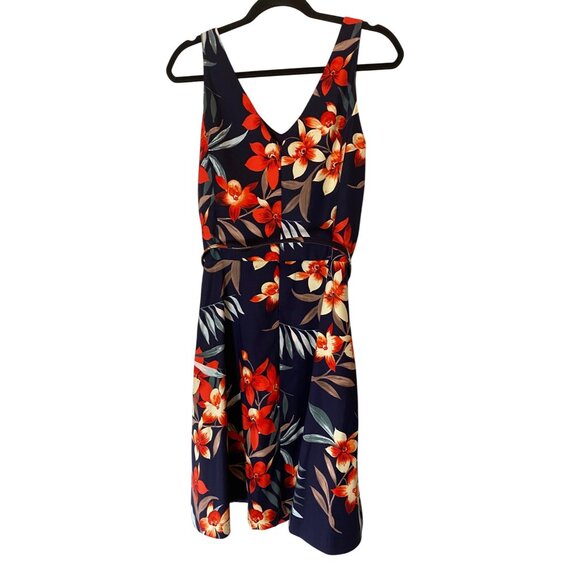 Dressbarn Floral Sleeveless Dress Size 12 - Picture 2 of 9